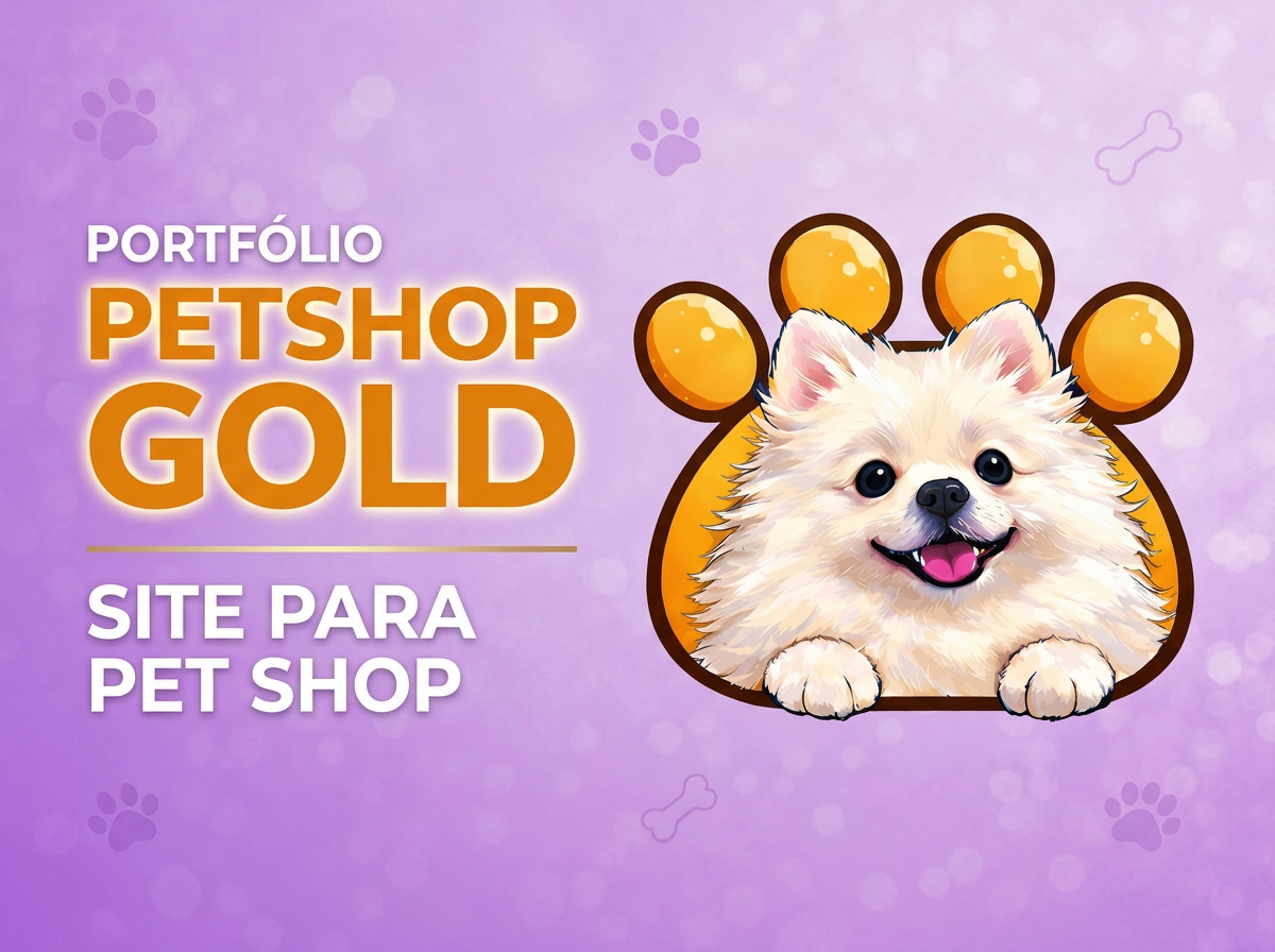 Capa do projeto Pet Shop Gold